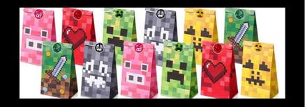 minecraft,partybags,party,minecraftpartybags